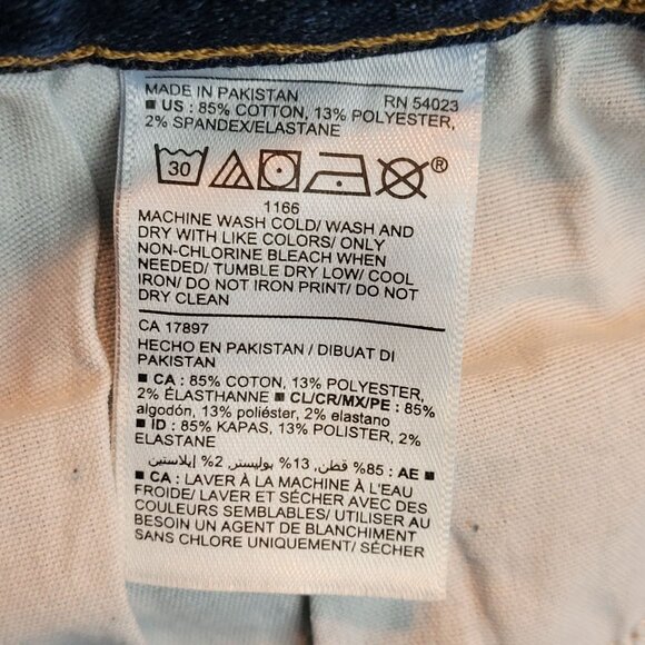 Old Navy Jeans Size 4 Rock Star Skinny 360 Stretch Extra High Rise Dark Wash NWT - Picture 5 of 11